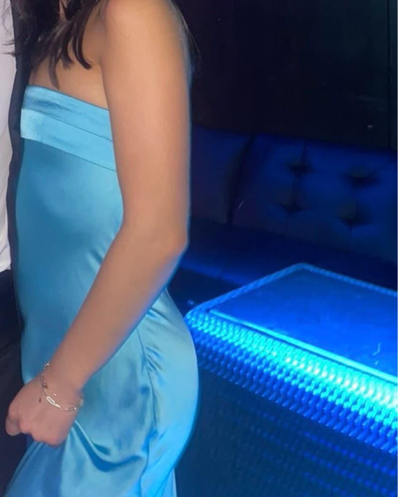 Strapless Satin Hello Molly Dress - Image 3