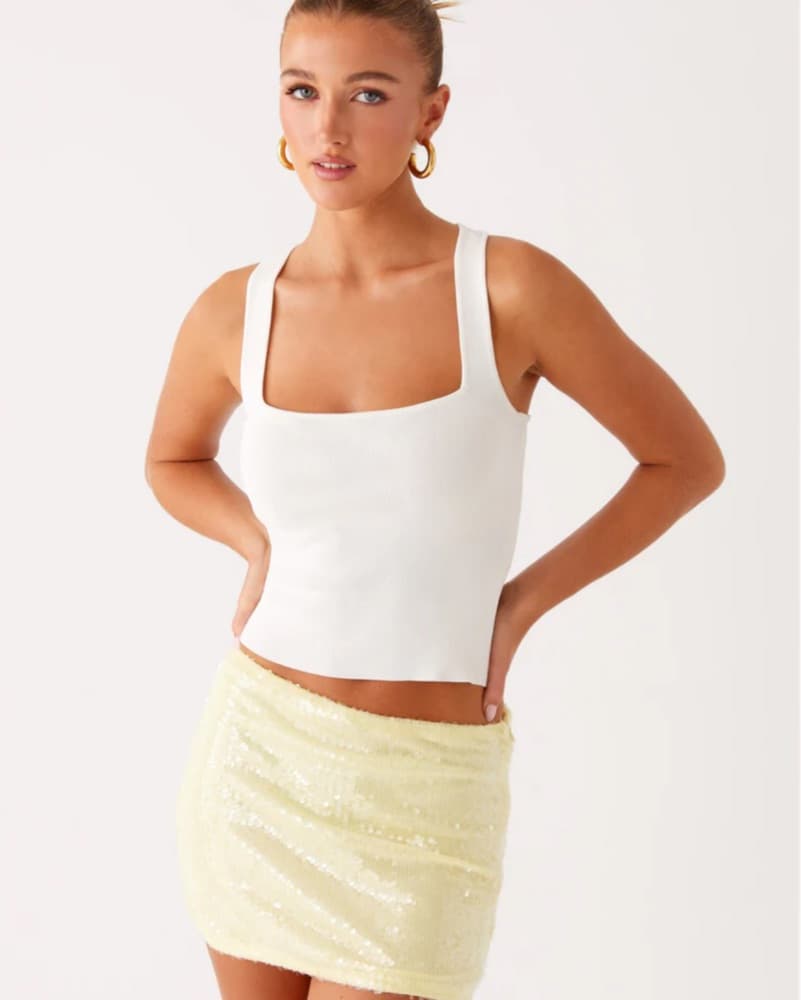 Nostalgic Nights Sequin Mini Skirt  - Image 1