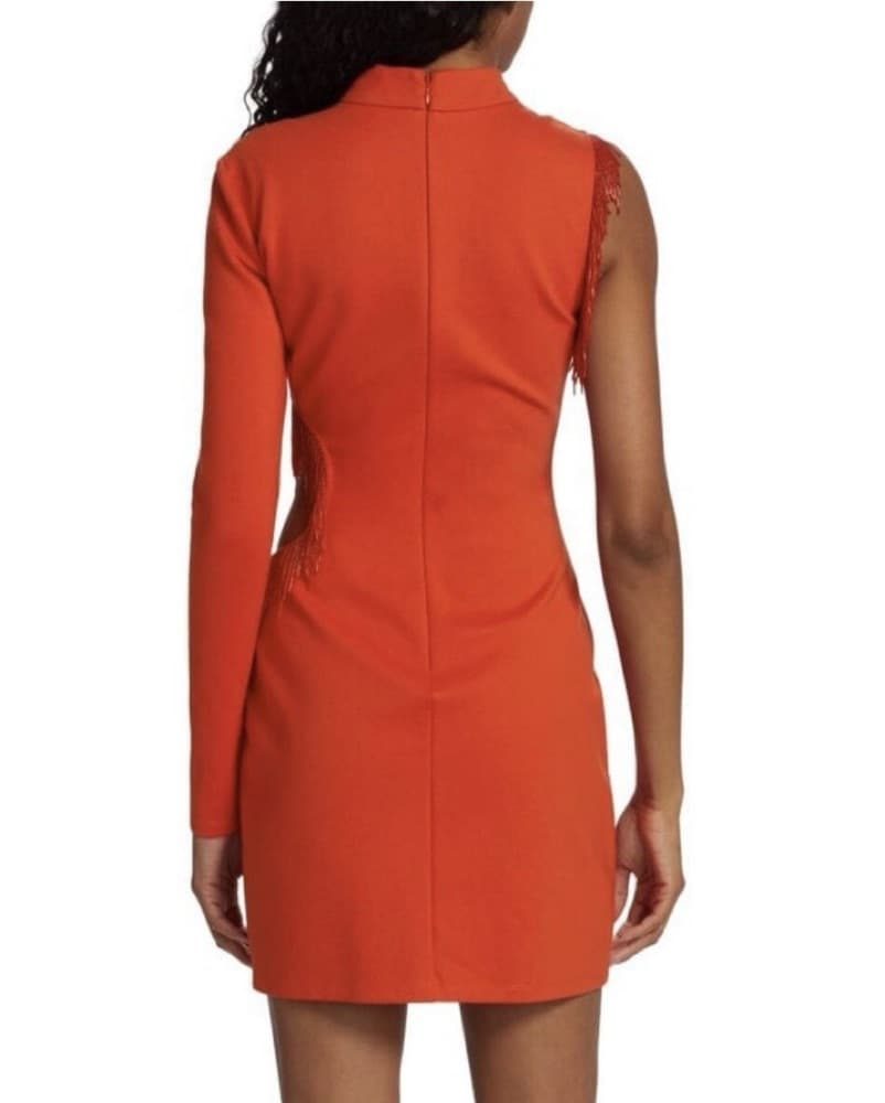 STAUD Kirsten Beaded Cut-Out Minidress - Image 3