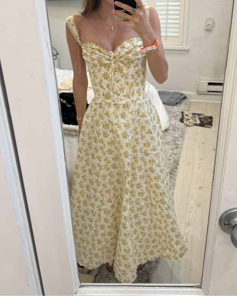 Floral Midi Dress - Image 6
