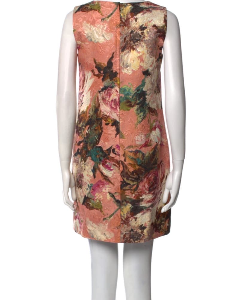 Dolce & Gabbana Floral Shift Dress - Image 3