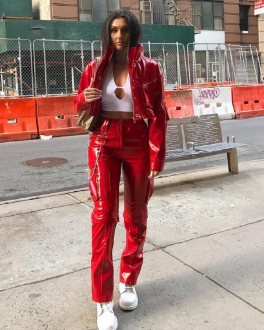 I Am Gia Red Leather Set  - Image 2