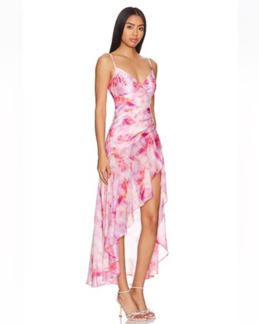 Bardot Sorella Dress - Pink Tie Dye - Image 1