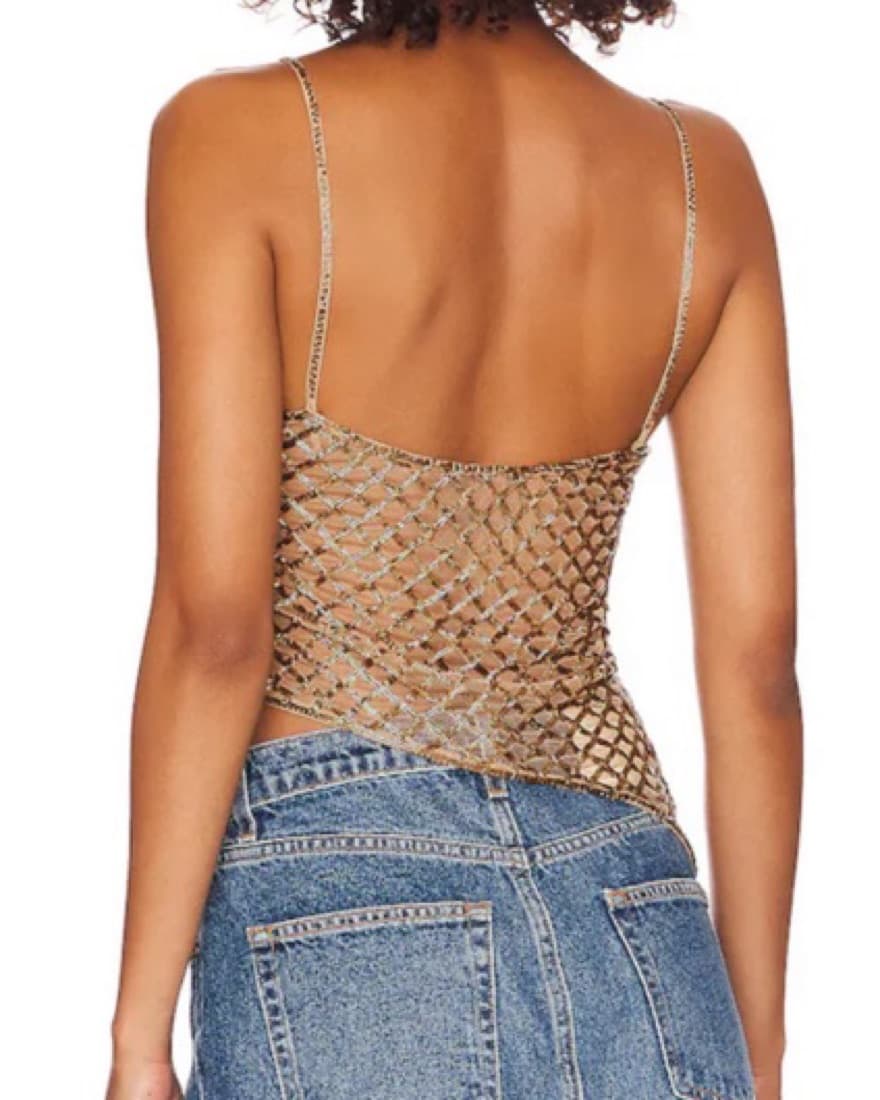 Revolve Gold party Top - Image 3