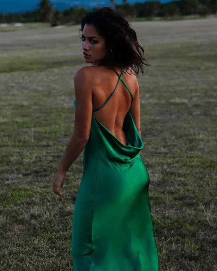 Rat & Boa Gigi Green Dress - Image 4