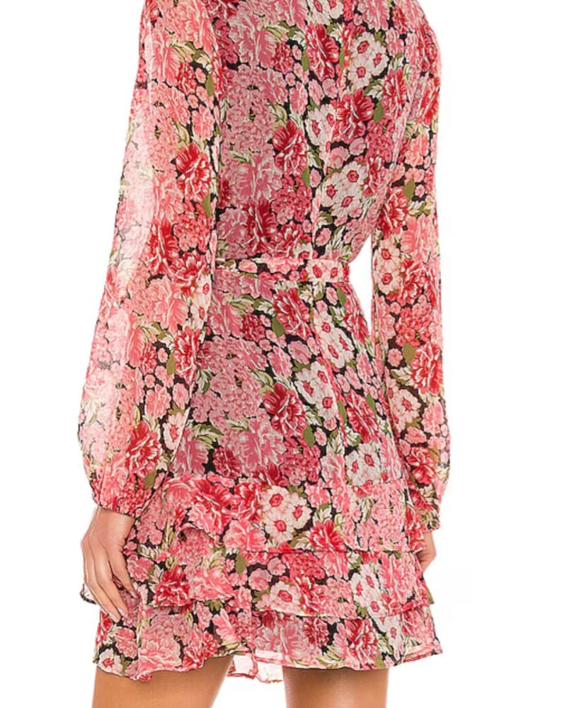 Bardot Pink Floral Dress - Image 2