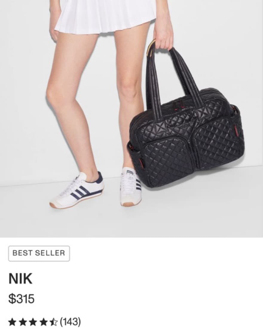 MZ Wallace Black Nik Bag - Image 5