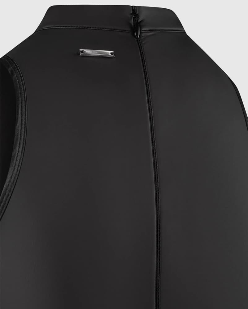 Manière de Voir Leather Satin Wrap Dress - Image 6