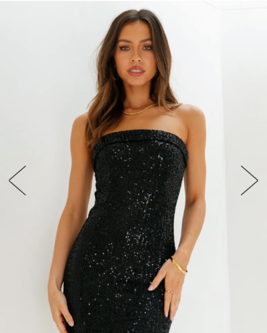 Sparkly black Dress - Image 2