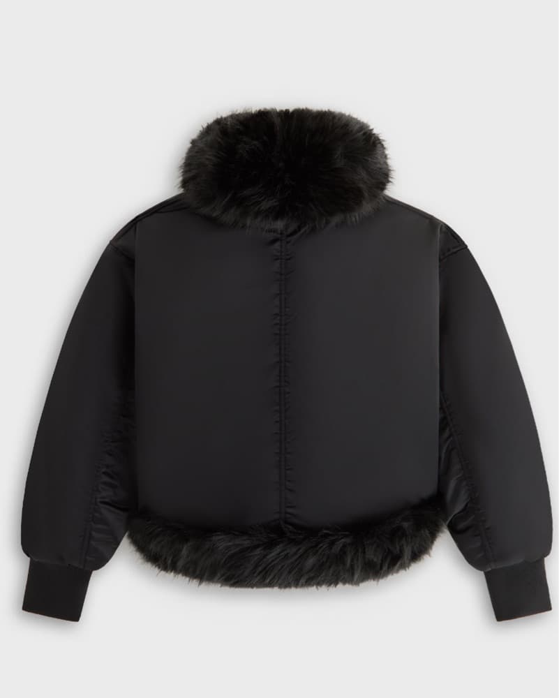 Kith Senna Faux Fur Reversible Bomber - Image 4