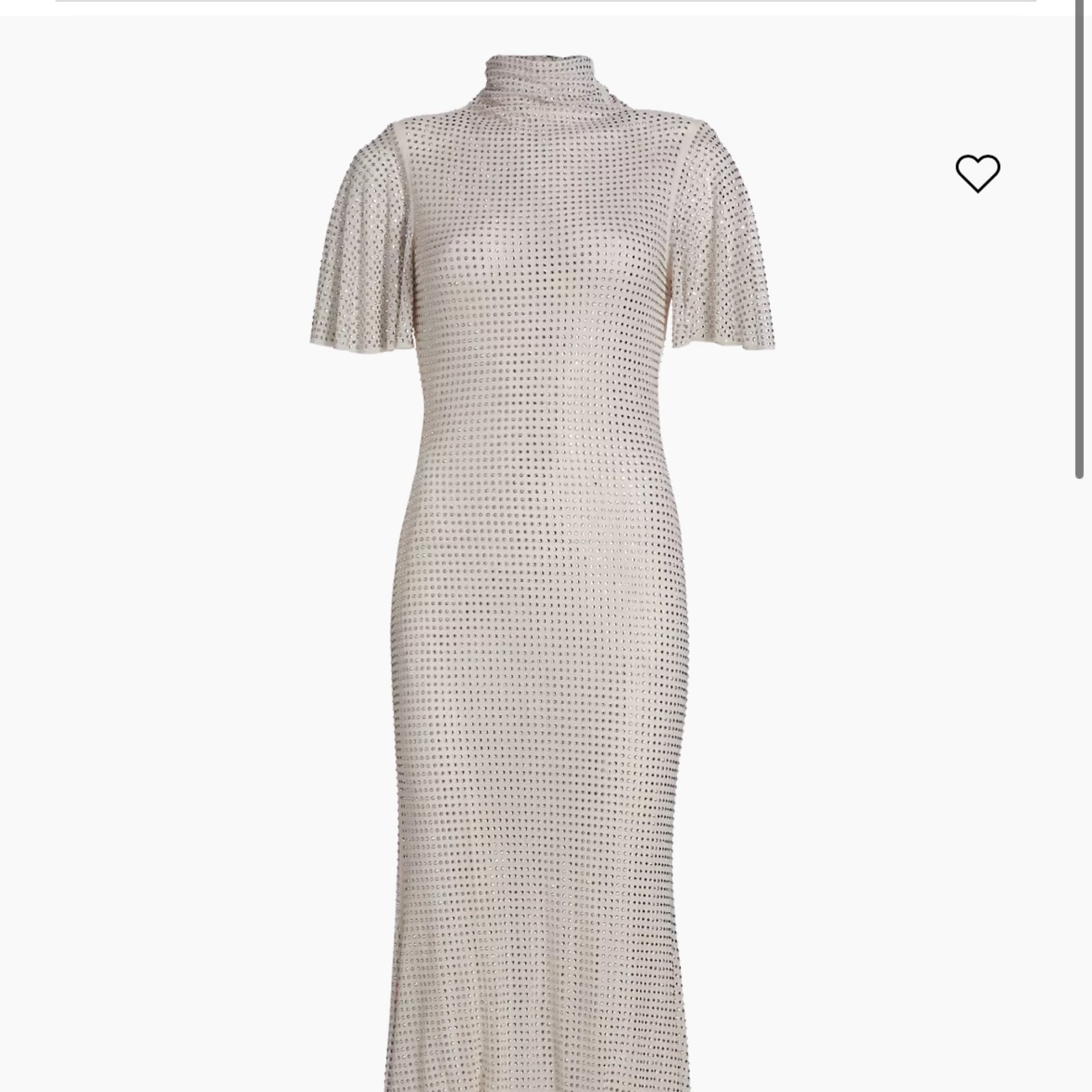 Self Portrait Cream Rhinestone Gown - Image 1