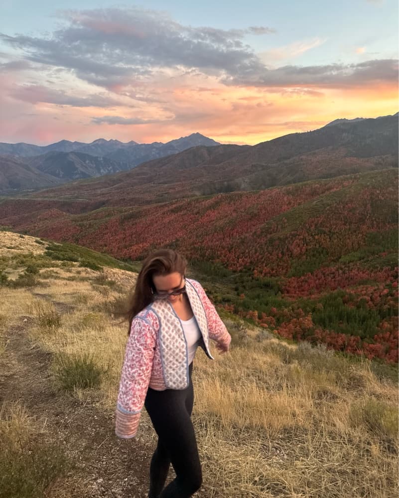 Quilted Pink Reversible Jacket  - Image 2