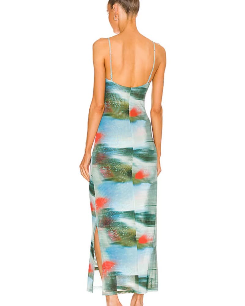 Miaou Thais Dress In Motion Blue  - Image 3