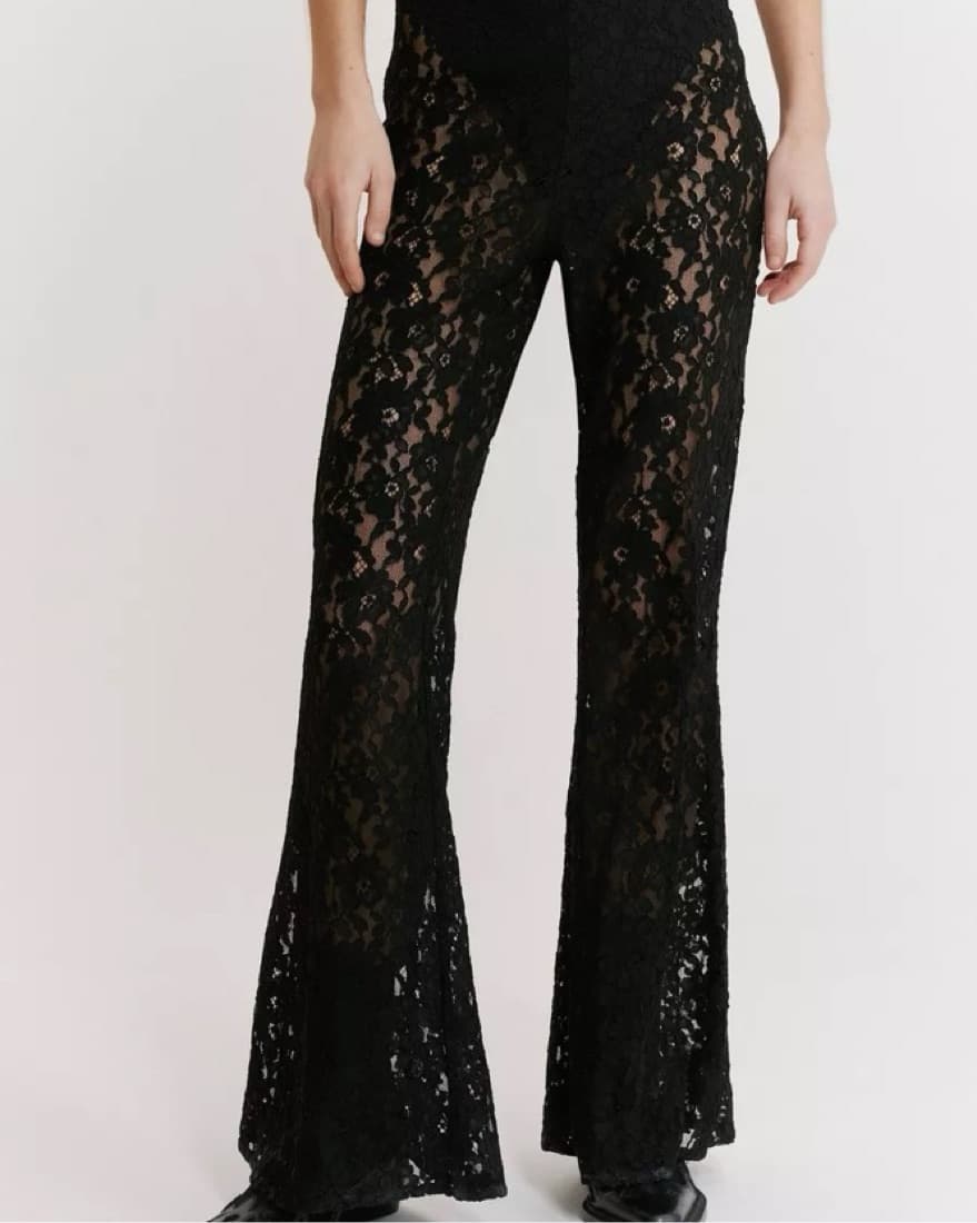 Lace Flare Pants - Image 3