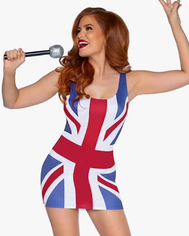 British Pop Singer Halloween Costume - Image 1