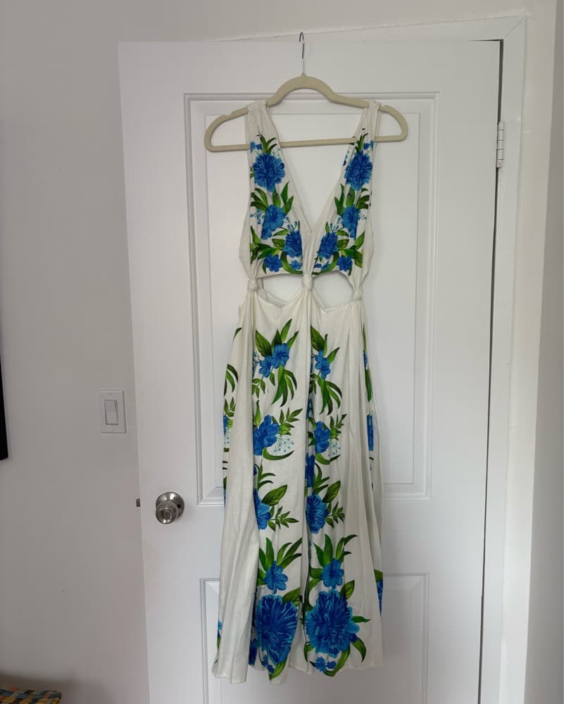 Farm Rio floral midi Dress - Image 2