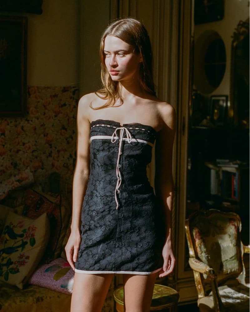 With Jean Sabrin Dress Black Lace  - Image 1