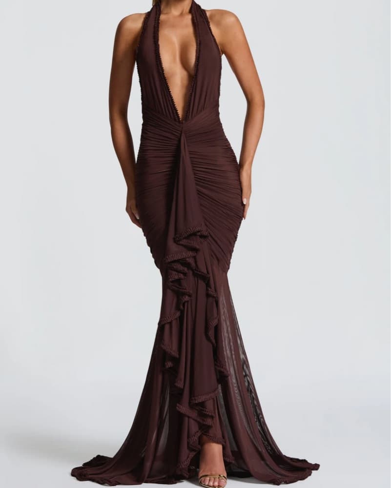 Babyboo Brown Dress - Image 1