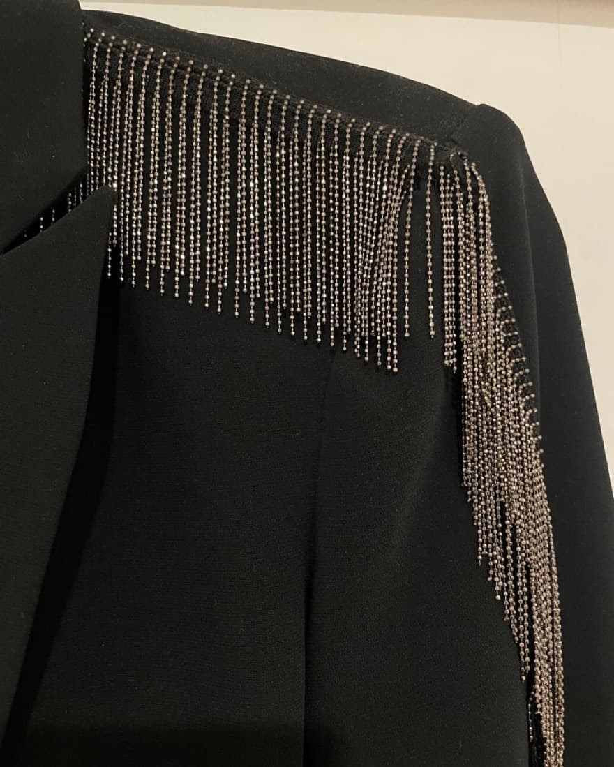 Metal Chain Blazer - Image 4