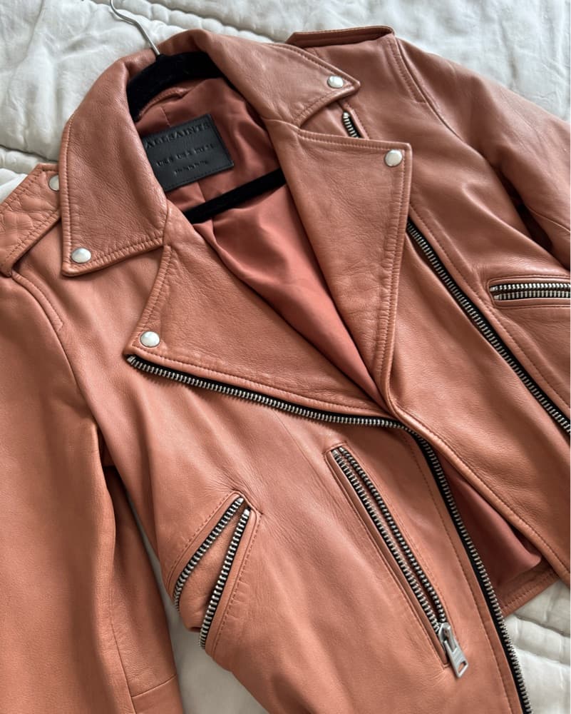 AllSaints Balfern Leather Biker Jacket  - Image 4