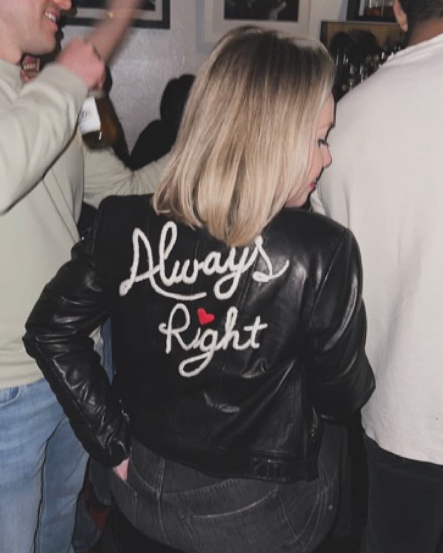 Alice & Olivia Gamma Leather Jacket - Image 4