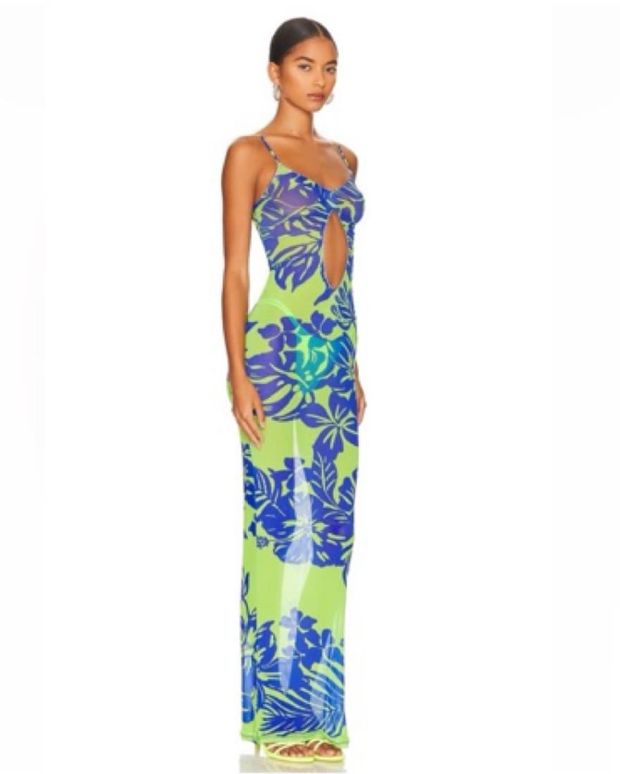 Melissa Simone Mesh Maxi Dress Coverup - Image 2