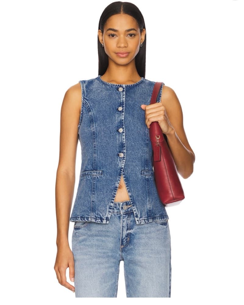 Steve Madden Denim Top - Image 1