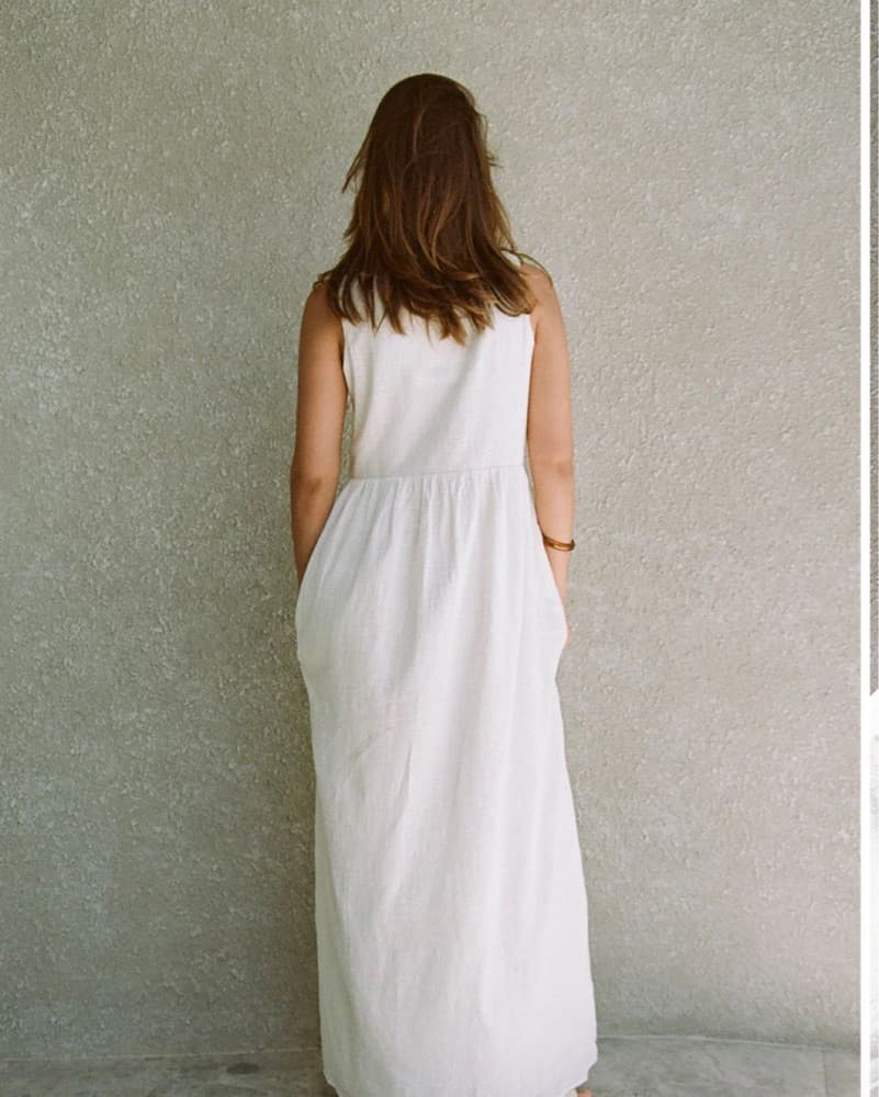 SABO Hara Dress - White - Image 3