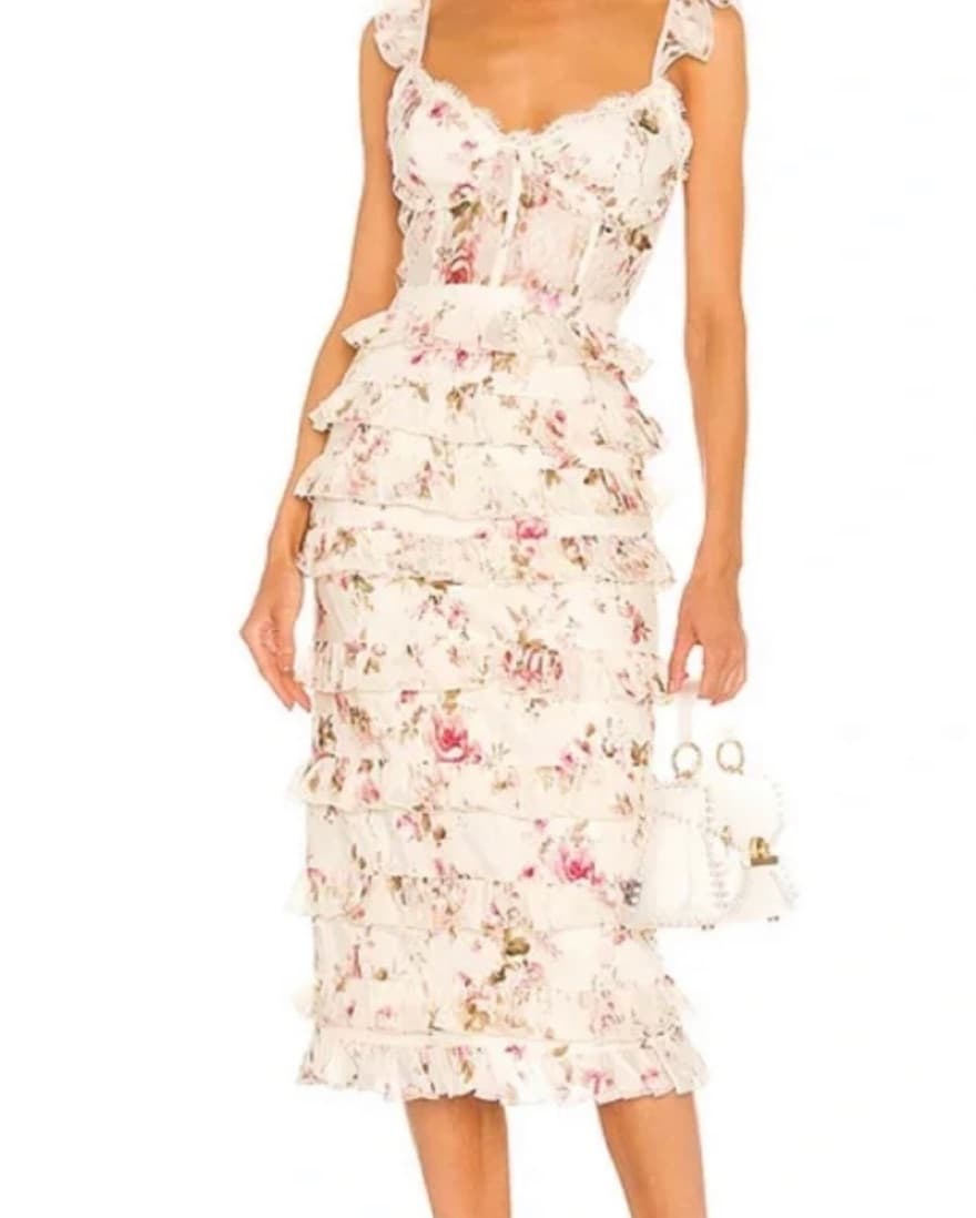 V Chapman Firenze Dress English Rose - Image 1