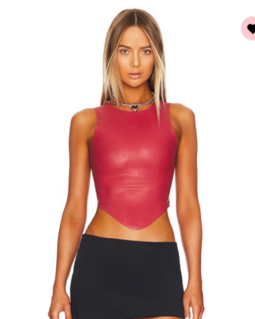 Miaou Jinx Top In Strawberry - Image 1