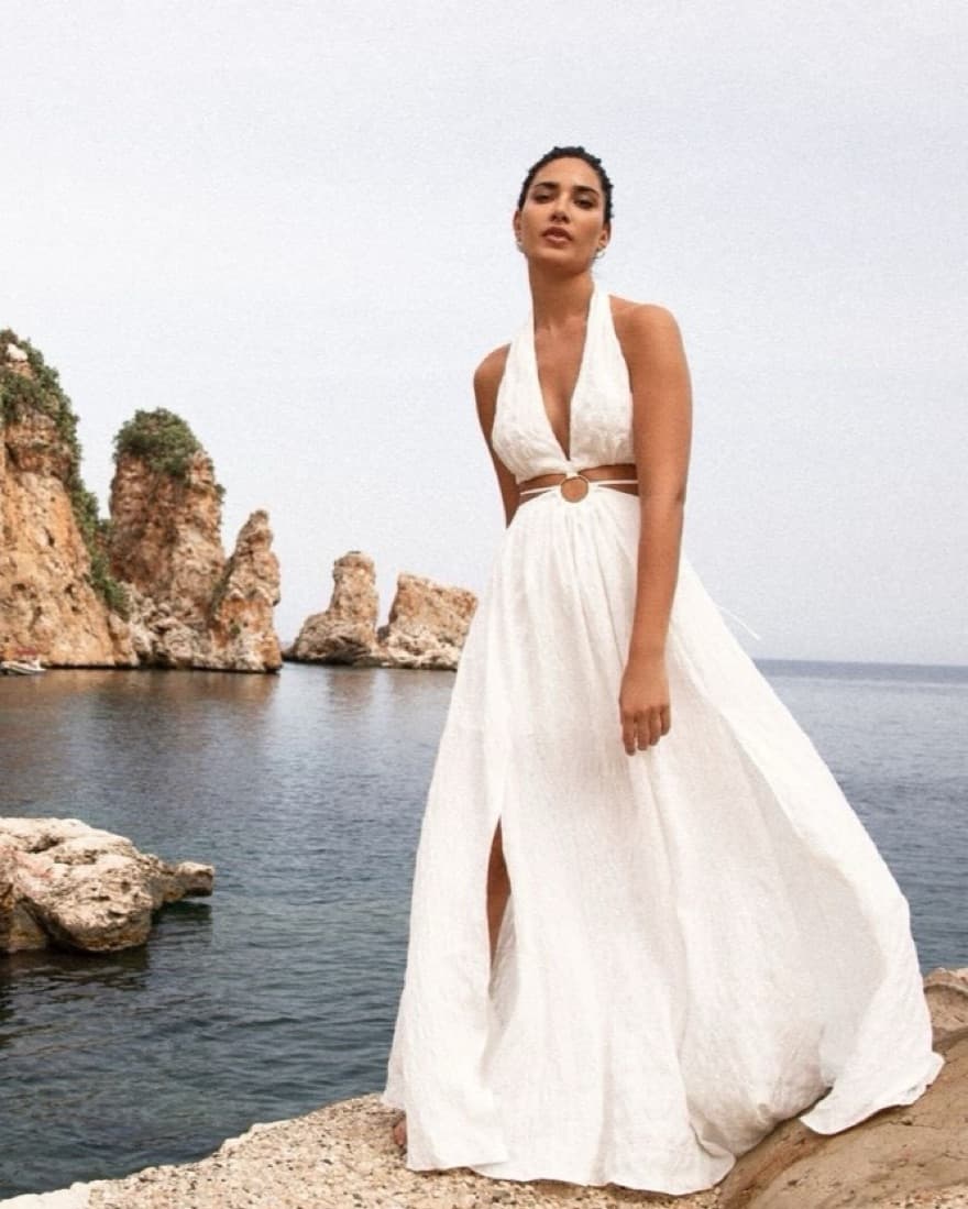 Significant Other Ava Dress in White - Image 3
