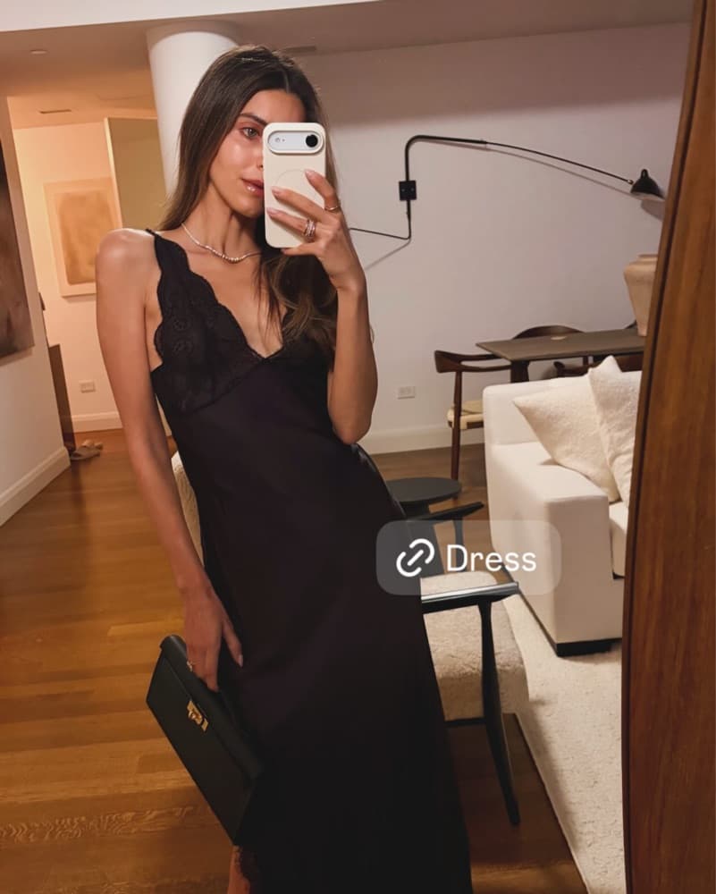 Elegant Burgundy Lace Midi Dress - Image 1
