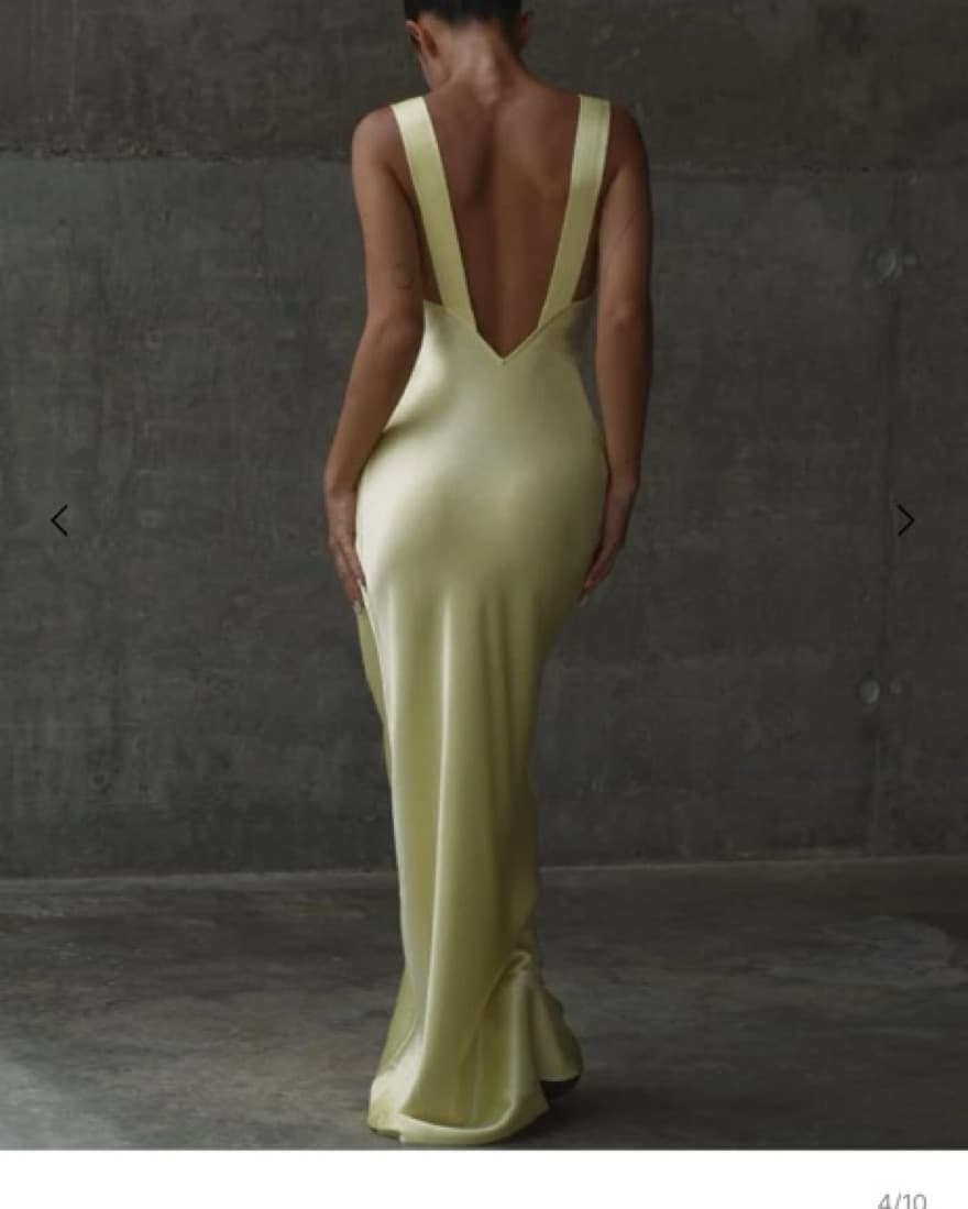 Rumored Sunset Strip Maxi Dress Yellow - Image 2