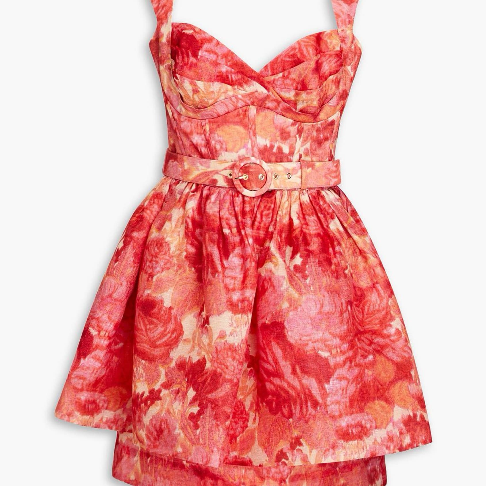 Pink Floral Mini Dress Zimmermann - Image 4