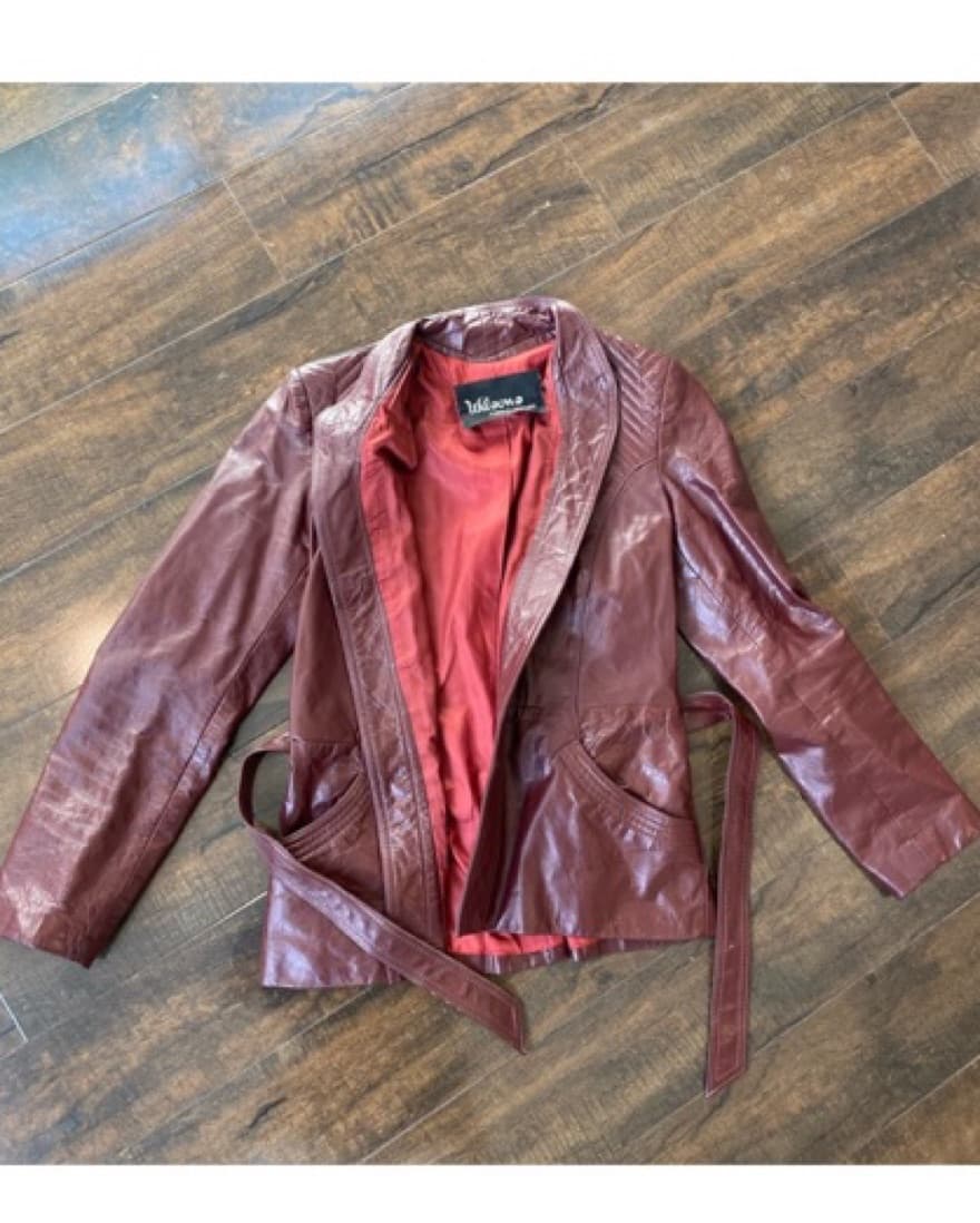 Vintage Burgundy Wilsons Leather Jacket  - Image 5