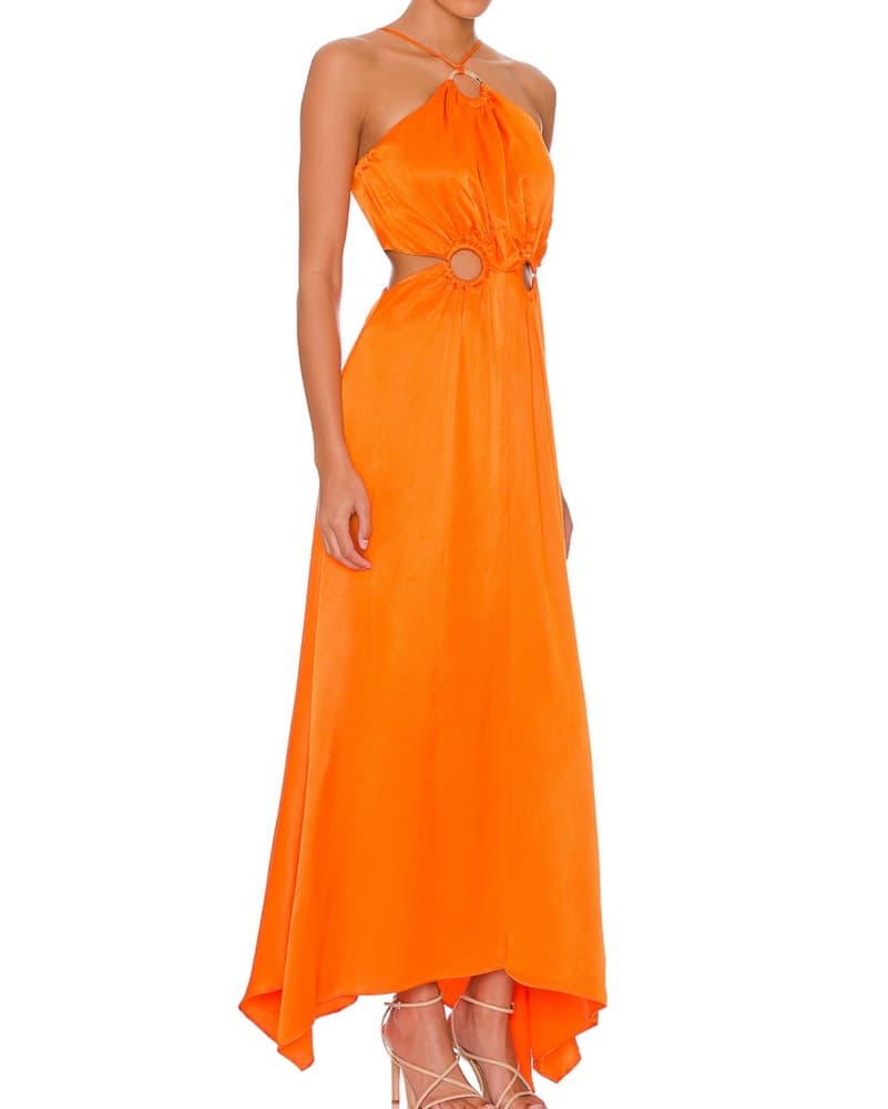 ELLIATT Visitant Maxi Dress Orange - Image 2