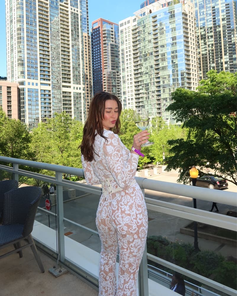 White Nadine Merabi Jumpsuit  - Image 3
