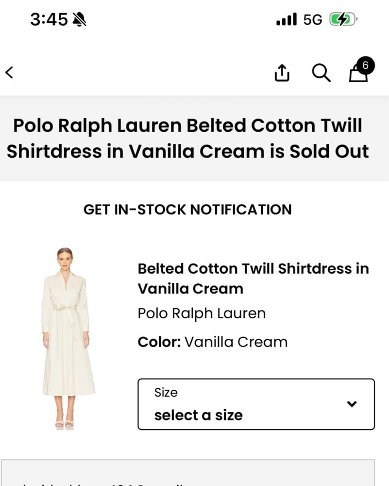 Polo Ralph Lauren Belted Cotton Twill Shirtdress - Image 2