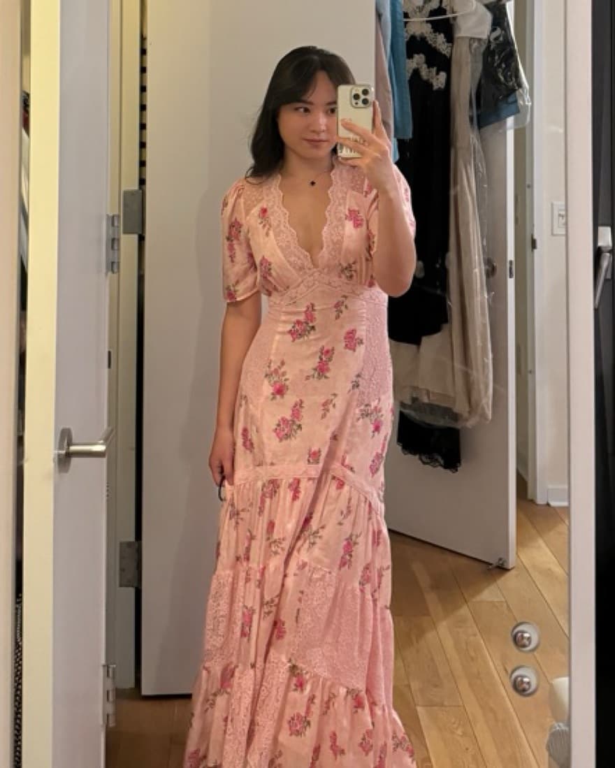 Loveshackfancy Tink Pink Floral Dress - Image 6