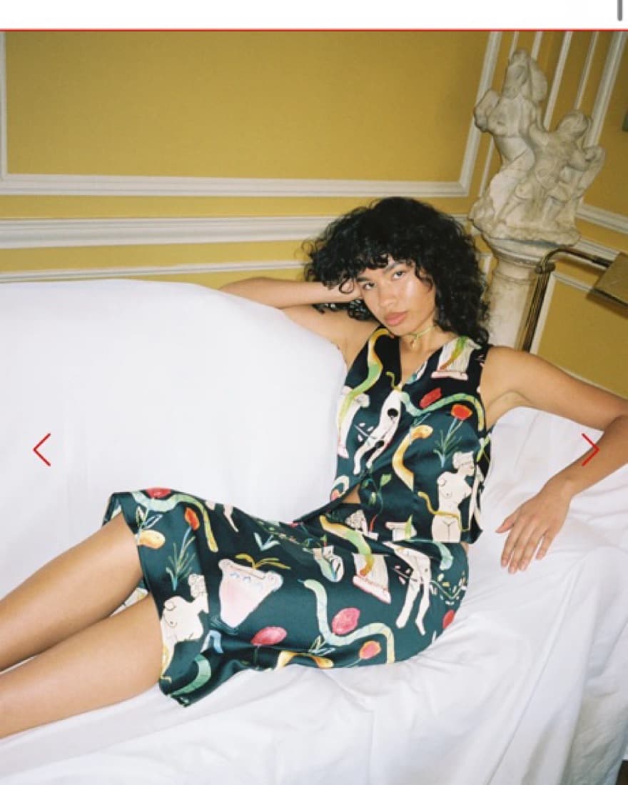 Lisa Says Gah Sandy Midi Skirt - Image 2