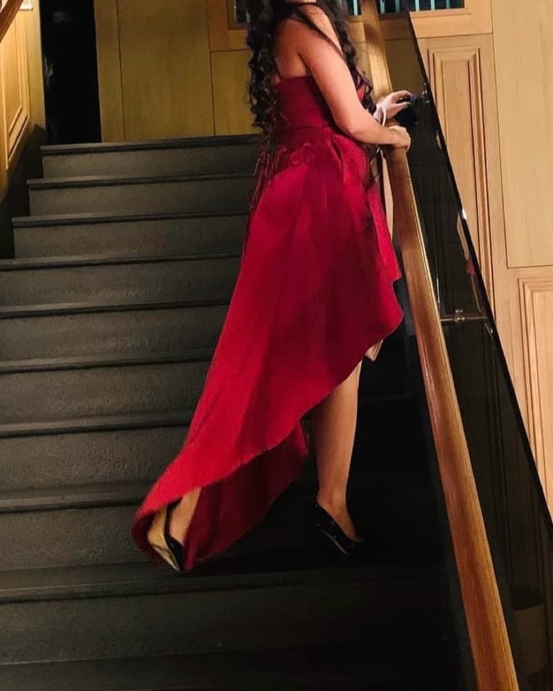 Elegant Ruffle Gown - Image 2