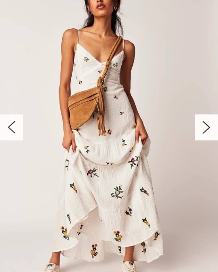 Free People Hibiscus Tiered Maxi Dress - Image 1