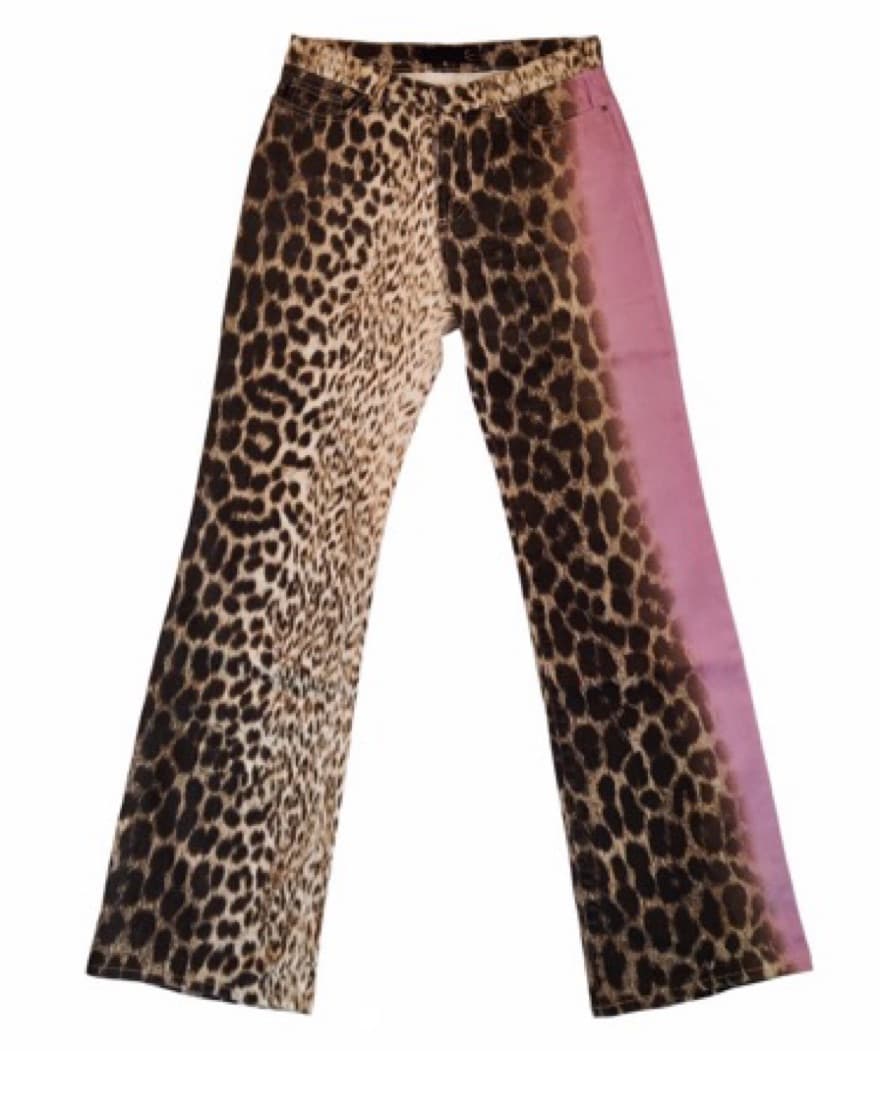 Roberto Cavalli Leopard Jeans - Image 1