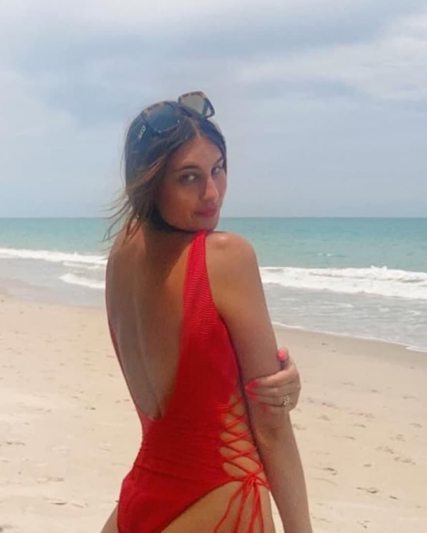 Luli Fama Red Bathing Suit - Image 1