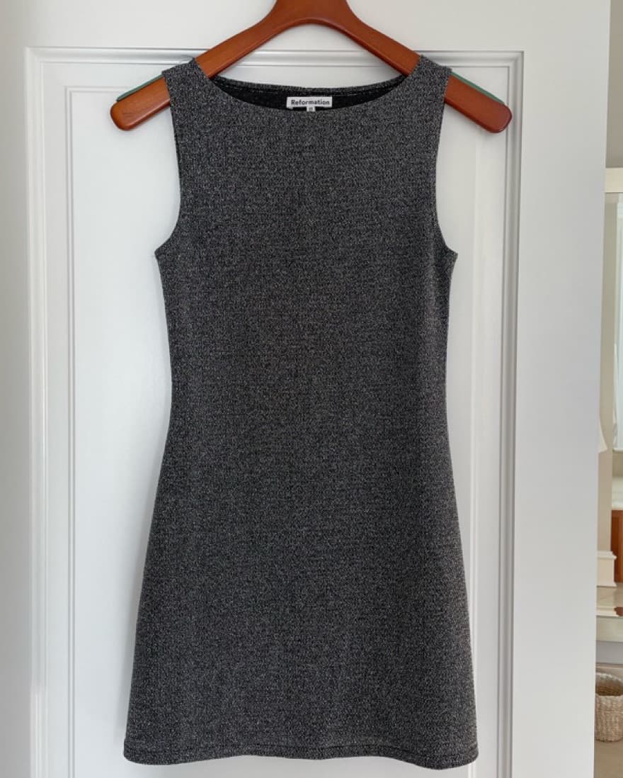 Sparkly Reformation Mini Dress - Image 1