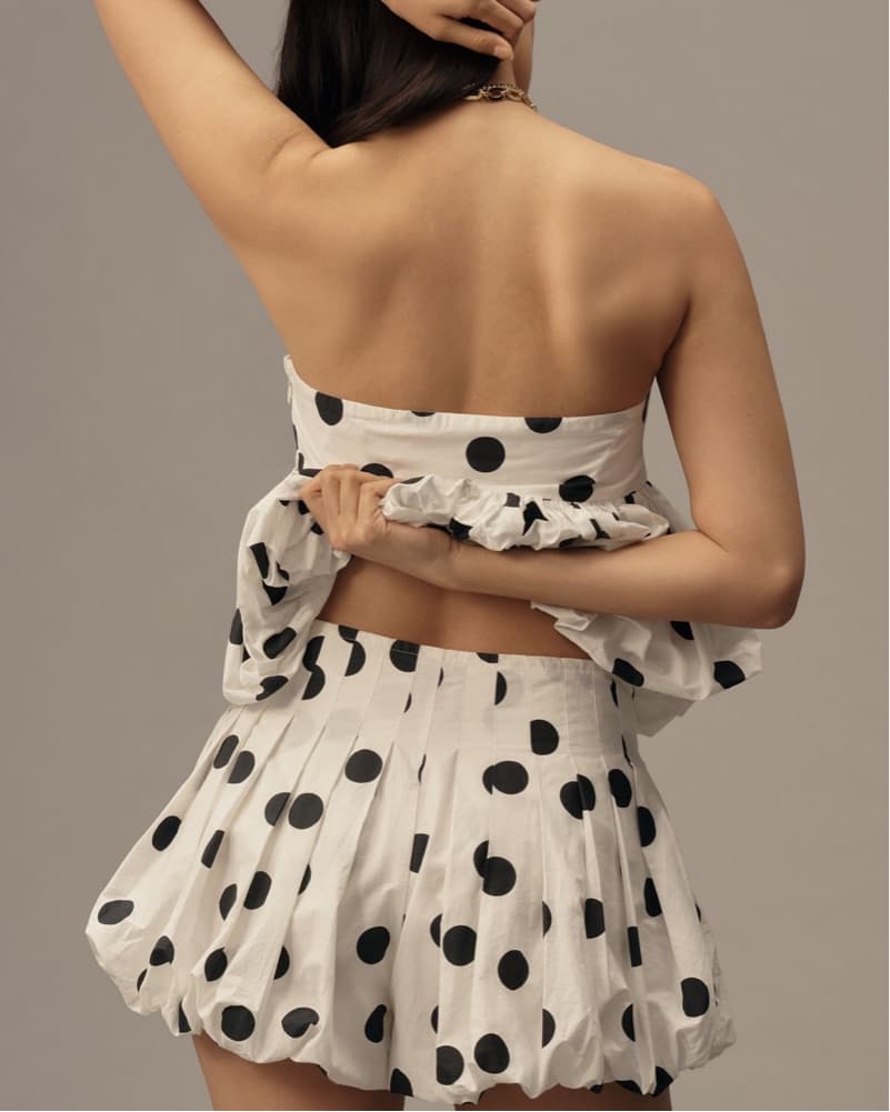 Chic Polka Dot Ruffle Dress - Image 4