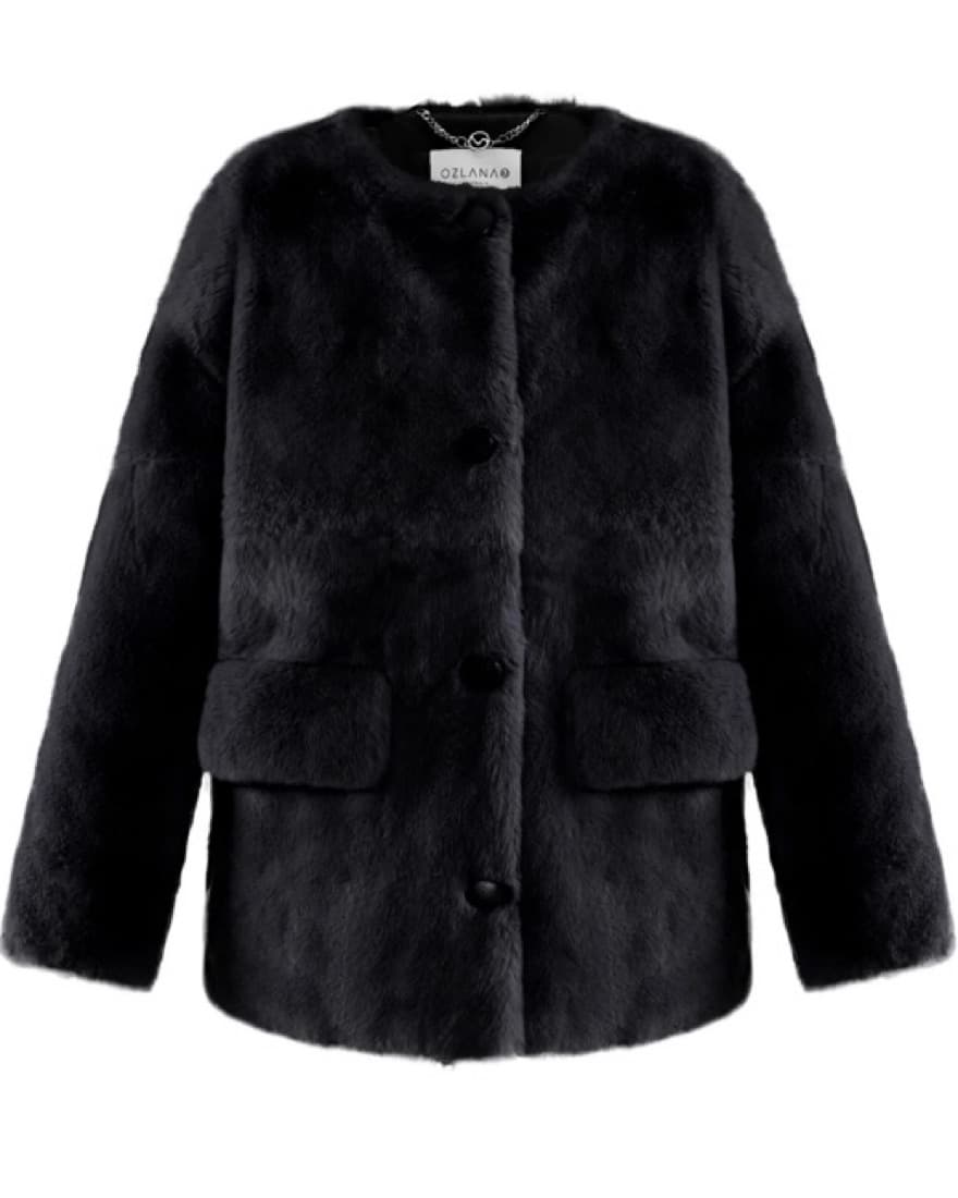 Ozlana Rabbit Fur Coat - Image 1