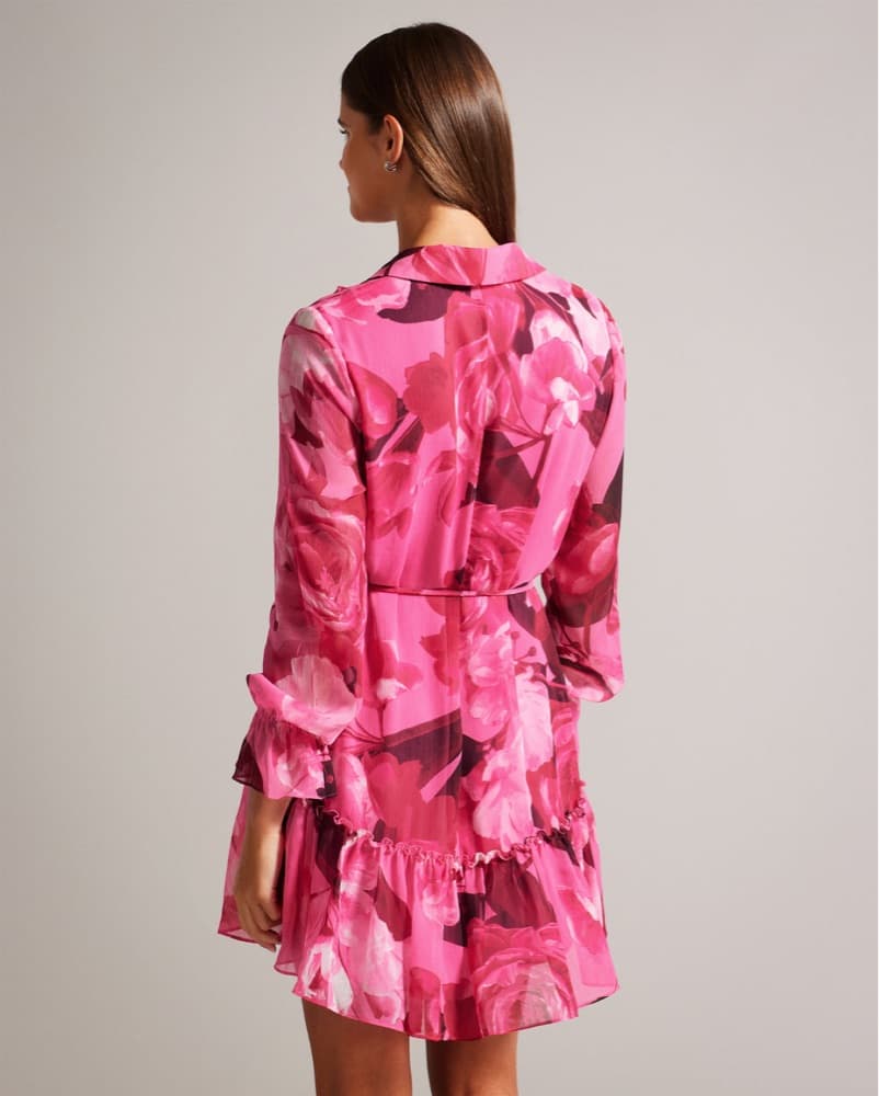 Ted Baker Ruffle Floral Dress - Image 4