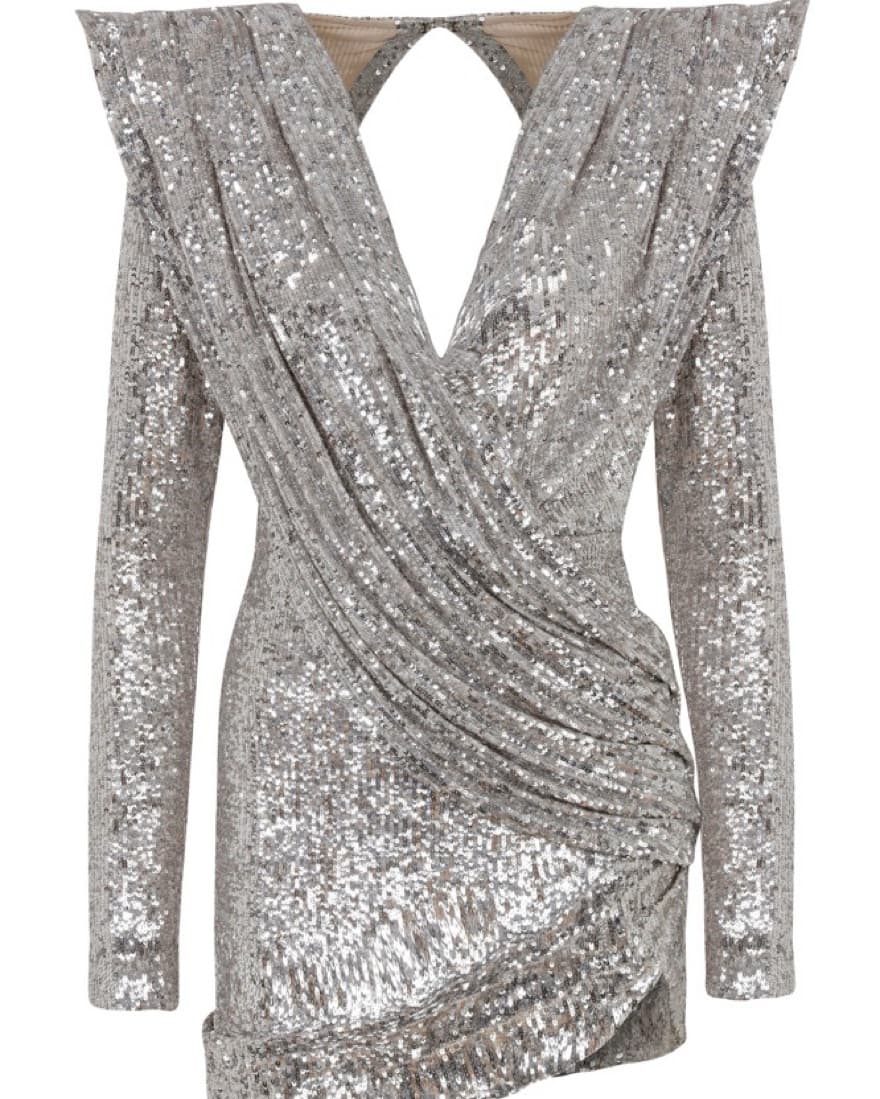 Raissa Vanessa Sequined Backless Dress - Image 2