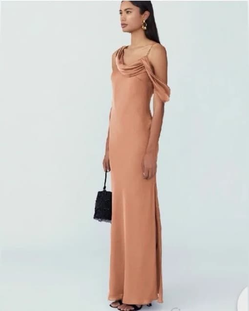 Fame & Partners Francois Chocolate Gown - Image 4